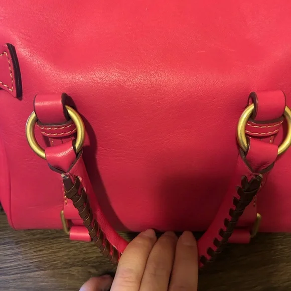 Dooney & Bourke Fuchsia Pink Florentine Satchel - Picture 5 of 16